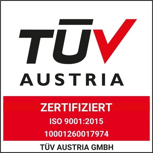 ISO 9001 zertifiziert TÜV Austria
